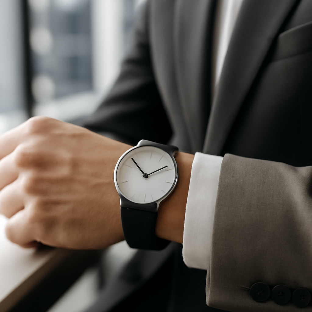 Luxo silencioso no pulso: como o relógio minimalista virou o antídoto visual para a era do excesso